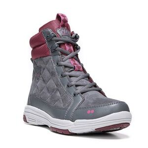 Ryka Gray and Pink High-Top Sneakers hiking waterproof camping outdoor